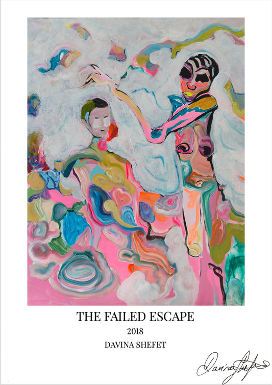Signed Open Edition Print - The failed escape