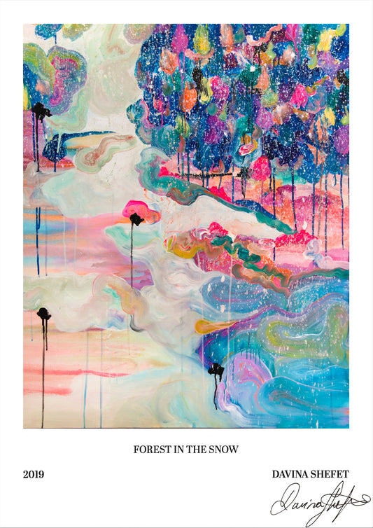 Signed Open Edition Print - Forest in the Snow