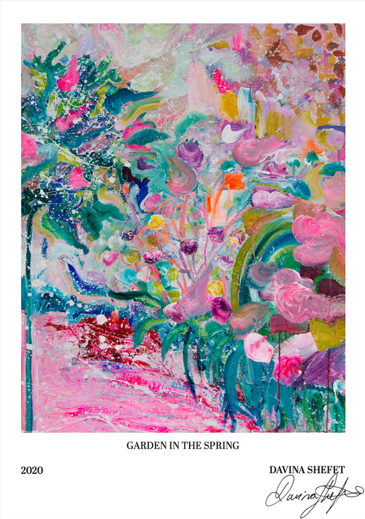 Signed Open Edition Print - Garden in the Spring