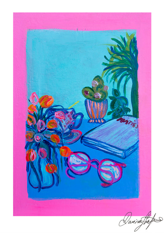 Signed Open Edition Print - The Artist's Home, Glasses