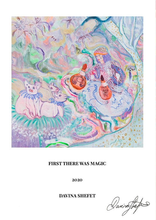 Signed Open Edition Print - First There Was Magic
