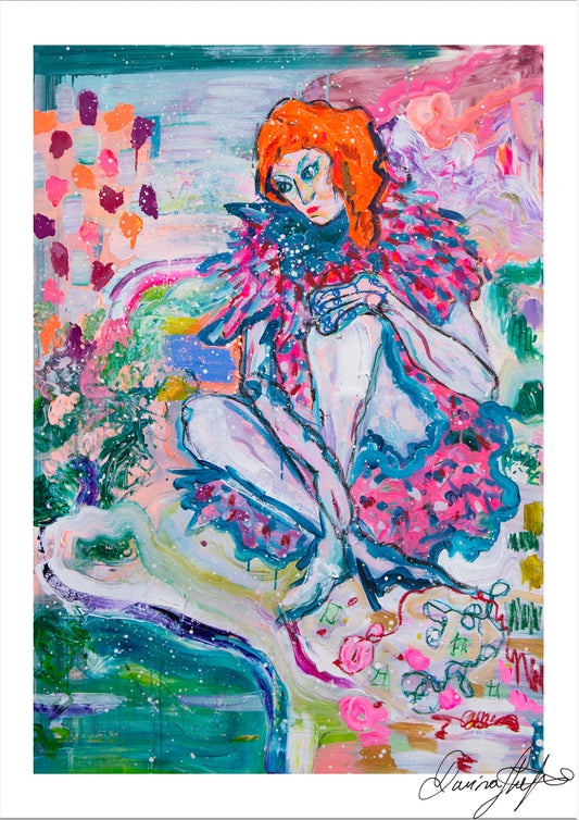 Signed Open Edition Print - Narcissus (Red-Haired Woman)