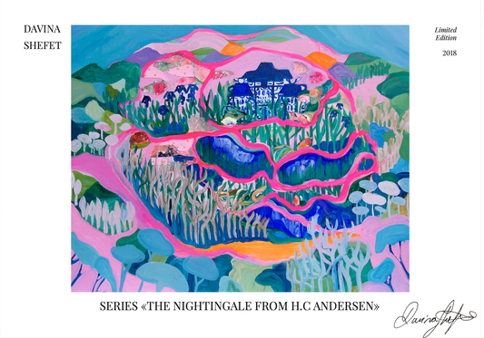 Signed Open Edition Print - The Nightingale From H.C Andersen