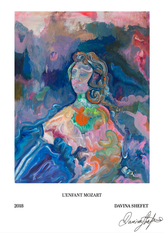 Signed Open Edition Print - Mozart as a Child