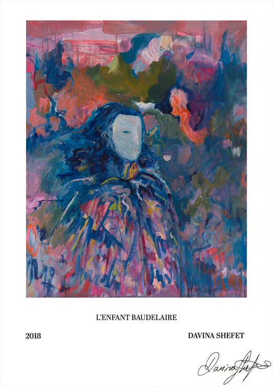 Signed Open Edition Print - Baudelaire as a Child