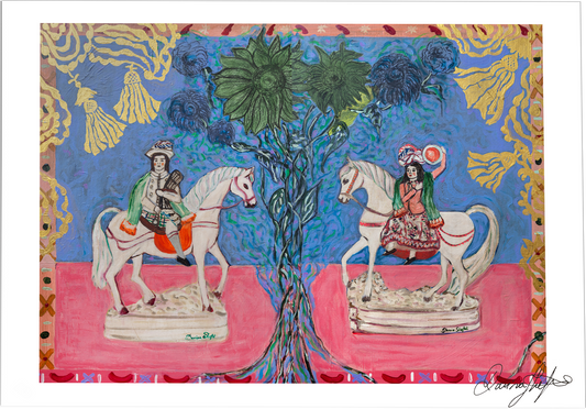 Signed Open Edition Print - Lovers Under the Sunflowers